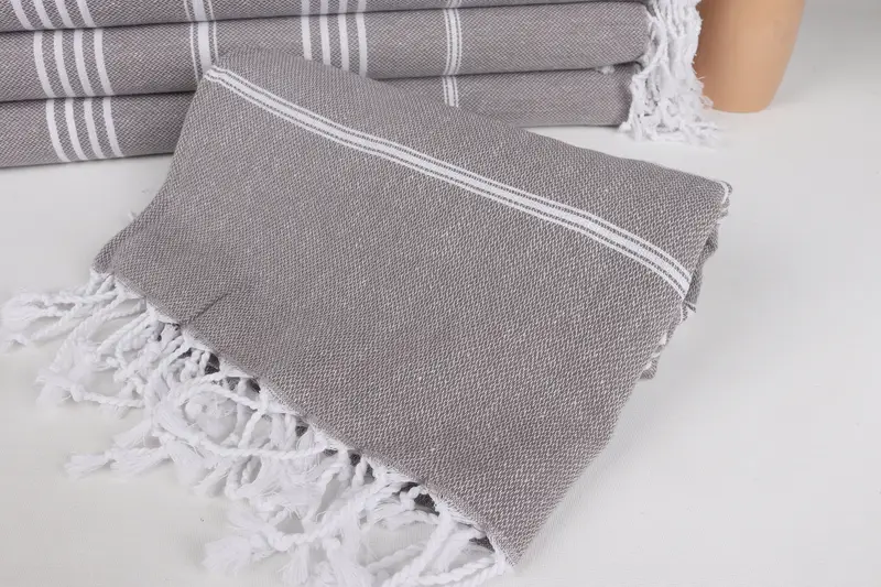 Large Turkish Towel, Housewarming Gift, 70x40 Cotton Striped Towel, Bachelorette Favor, Spa Gift Towel, Quick-dry peshtemal, Custom Towel Beach - 4