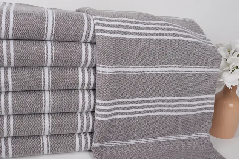 Large Turkish Towel, Housewarming Gift, 70x40 Cotton Striped Towel, Bachelorette Favor, Spa Gift Towel, Quick-dry peshtemal, Custom Towel Beach - 2