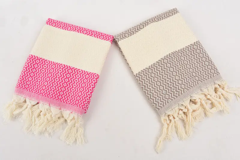 Monogram Turkish Bath Towel, Bridesmaid Favors, Kitchen Towel, Summer Towel, 36x18 Cotton Zigzag Towel, Wedding Favors, Travel Towel, Wedding Gift - 5