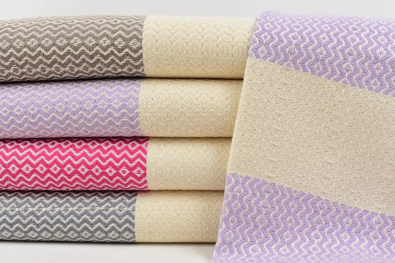 Monogram Turkish Bath Towel, Bridesmaid Favors, Kitchen Towel, Summer Towel, 36x18 Cotton Zigzag Towel, Wedding Favors, Travel Towel, Wedding Gift - 2