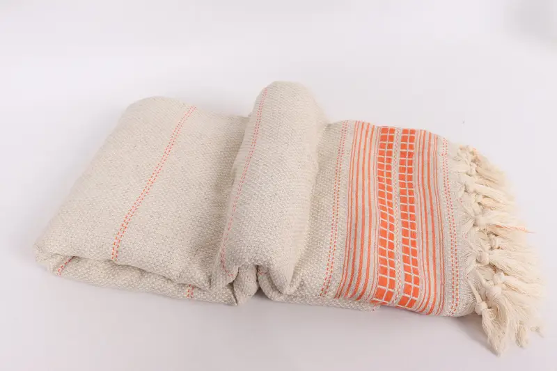 Bachelorette Party Favors, Bridesmaid Gifts Personalized, Throw Blanket Couch, Wedding Hand Made Gift, 96x94 Linen Striped Towel, Bachelorette Gifts - 6