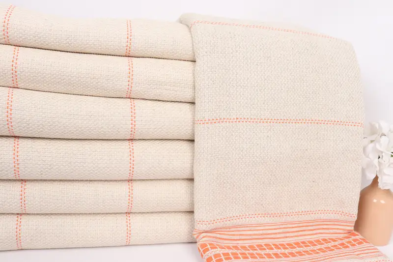 Bachelorette Party Favors, Bridesmaid Gifts Personalized, Throw Blanket Couch, Wedding Hand Made Gift, 96x94 Linen Striped Towel, Bachelorette Gifts - 2