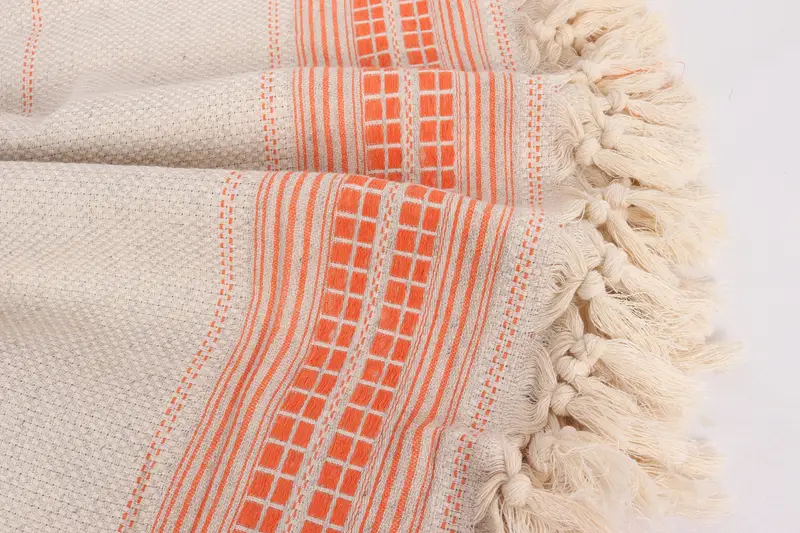 Bachelorette Party Favors, Bridesmaid Gifts Personalized, Throw Blanket Couch, Wedding Hand Made Gift, 96x94 Linen Striped Towel, Bachelorette Gifts - 8