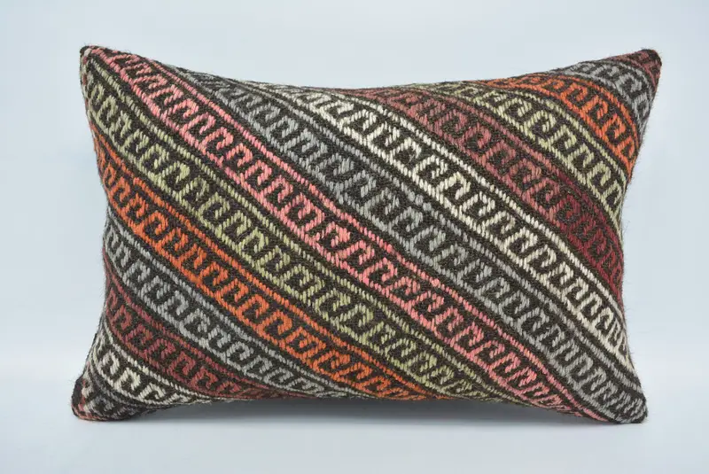 Interior Designer Pillow, 16x24 Rainbow Cushion Cover, Cushion Case, Antique Pillows, Pillow for Sofa, Farmhouse Pillow - 1