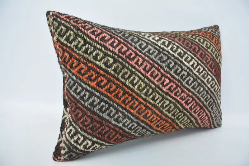 Interior Designer Pillow, 16x24 Rainbow Cushion Cover, Cushion Case, Antique Pillows, Pillow for Sofa, Farmhouse Pillow - 3