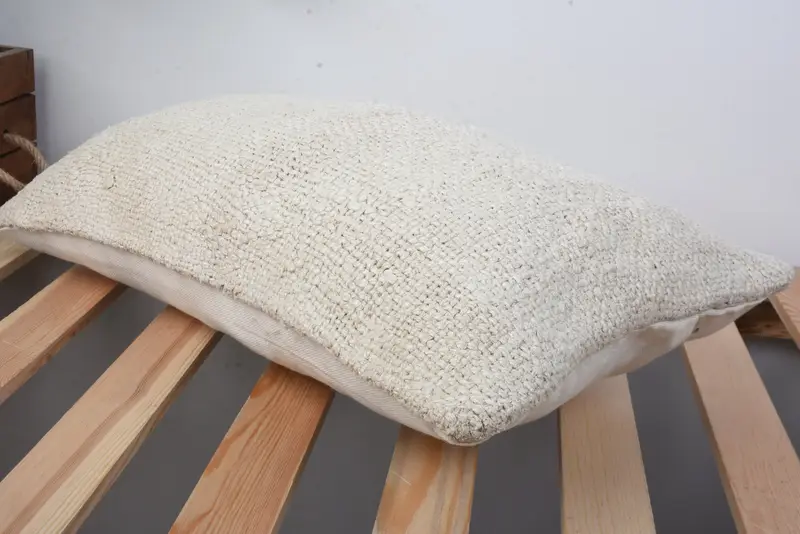 Sofa Bolster Pillow Case, 12x20 Beige Pillow, Interior Designer Pillow, Tapestry Cushion Case, Boho Pillow Sham Cover, Pillow Case, Vintage Pillow - 6