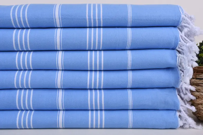 Thin towel, Custom Beach Towels, 70x40 Cotton Striped Towel, Organic Turkish towel, Personalized Towel, Anniversary Gift For Her, Spa Towel - 2