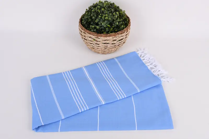 Thin towel, Custom Beach Towels, 70x40 Cotton Striped Towel, Organic Turkish towel, Personalized Towel, Anniversary Gift For Her, Spa Towel - 4