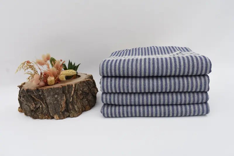 68x38 Cotton Striped Towel, Wedding Favors, Personalized Gift For Him, Bridal Shower Gift, Personalized Turkish Beach Towel, Turkish bath towel - 3