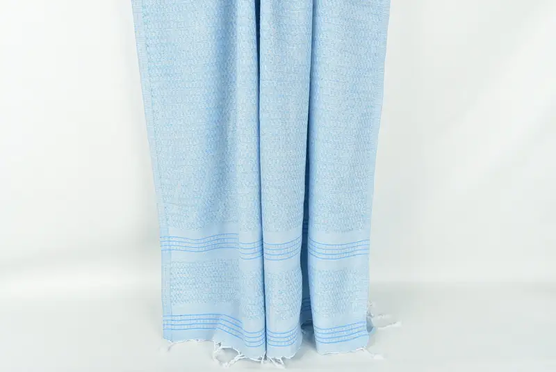 Organic Beach Towel, Quick-dry towel, Turkish Towel Beach, Beach Size Towel, Embroidery Towels, 70x36 Linen Striped Towel, Housewarming Gift - 8