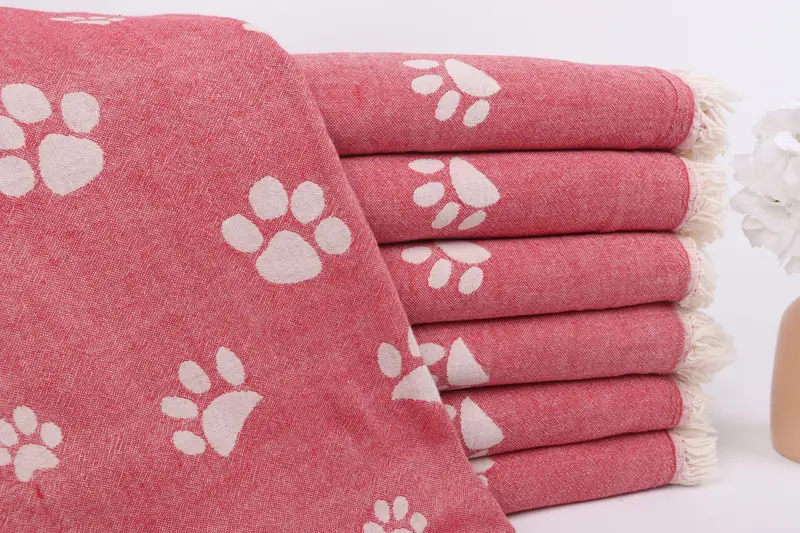 Bachelorette Party Favors, 70x36 Cotton Paw Design Towel, Halloween Gifts, Monogrammed Beach Towel, Best Wedding Gift, Quick-Dry Beach Towel - 2