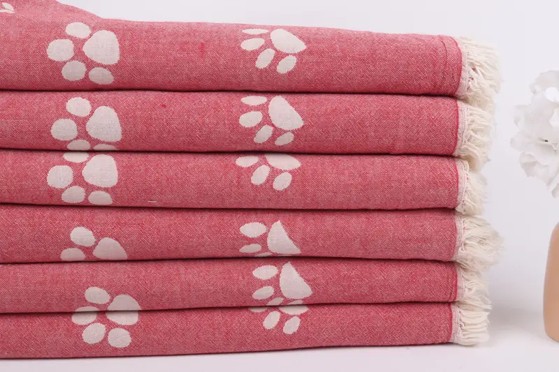 Bachelorette Party Favors, 70x36 Cotton Paw Design Towel, Halloween Gifts, Monogrammed Beach Towel, Best Wedding Gift, Quick-Dry Beach Towel - 4