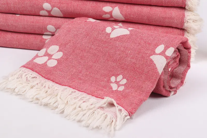 Bachelorette Party Favors, 70x36 Cotton Paw Design Towel, Halloween Gifts, Monogrammed Beach Towel, Best Wedding Gift, Quick-Dry Beach Towel - 5