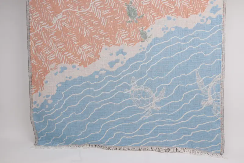 Soft towel, Summer Gift Ideas, Best Friend Christmas Gift, Guest Towel, Luxury towel, 70x34 Cotton Animal Patterned Towel, Housewarming Gift - 1