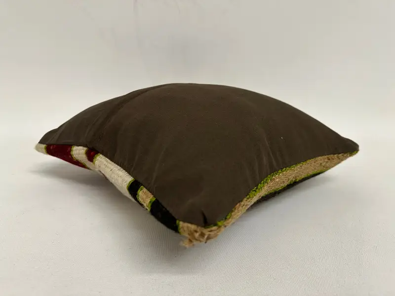 Home Decor Pillow, Square Throw Pillow Sham, Turkish Kilim Pillow, Pillow Sham, 12x12 Beige Cushion, Indoor Pillow Sham, Handmade Kilim Cushion - 7