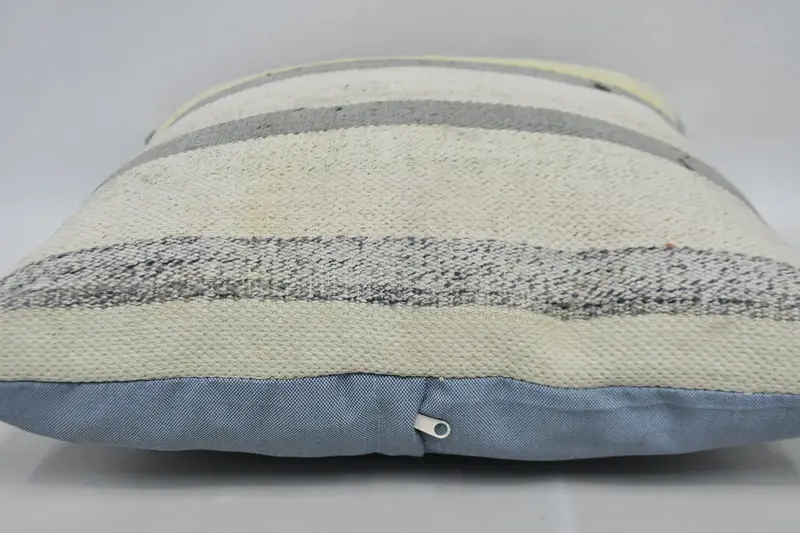 Interior Designer Pillow, 20x20 Beige Pillow, Turkish Corner Pillow Case, Kilim Cushion Sham, Pillow Sham, Bench Pillow Cover, Antique Pillows - 6