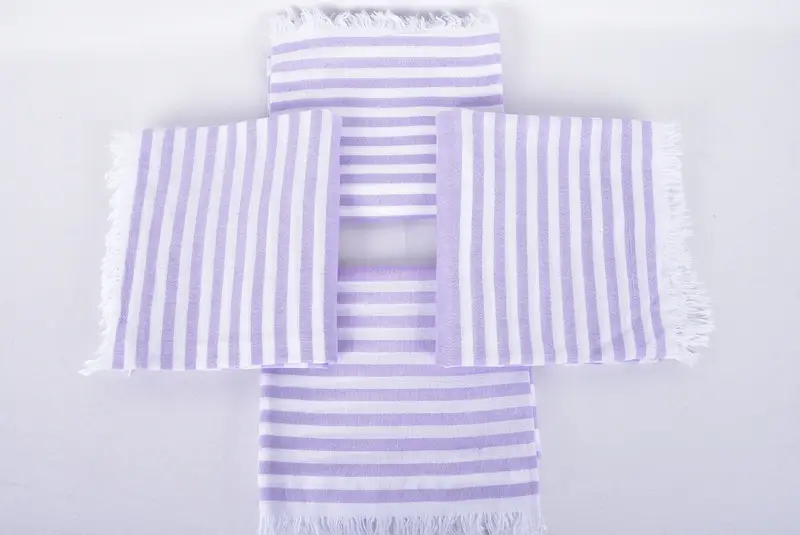 Bridal Shower Gifts, Embroidery Towel, Absorbent Turkish towel, Custom Name Towel, 68x40 Cotton Striped Towel, Beach Towel Bulk, Turkish beach towel - 6