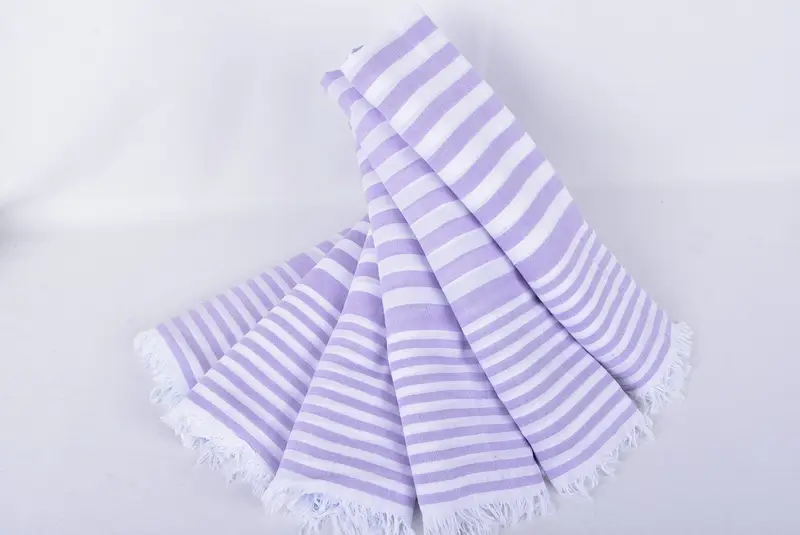 Bridal Shower Gifts, Embroidery Towel, Absorbent Turkish towel, Custom Name Towel, 68x40 Cotton Striped Towel, Beach Towel Bulk, Turkish beach towel - 4