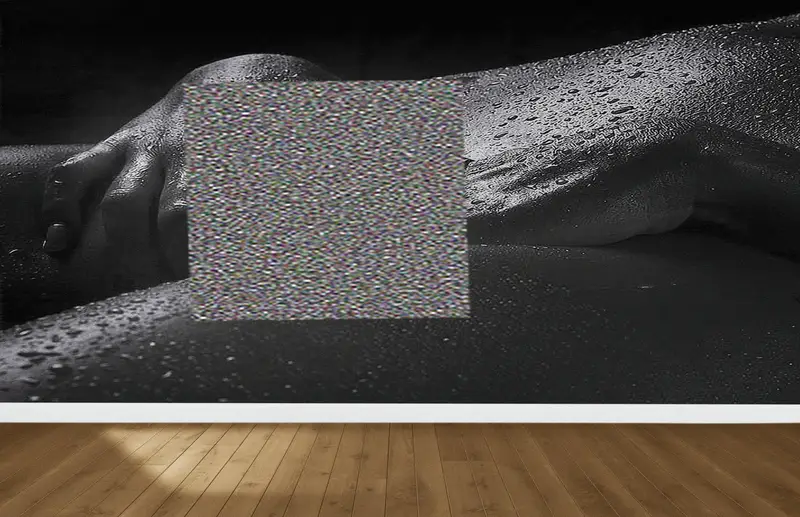 Elegante sinnliche Fototapete: Sexy Frau erotischer Kunstdruck