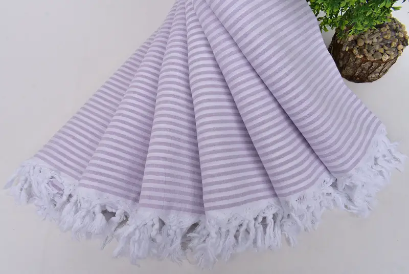 Wedding For Favor, Turkish towel, Home Decor Gifts, Bachelorette Party Gifts Bridesmaids, Oversized Beach Towel, 68x36 Cotton Striped Towel - 4