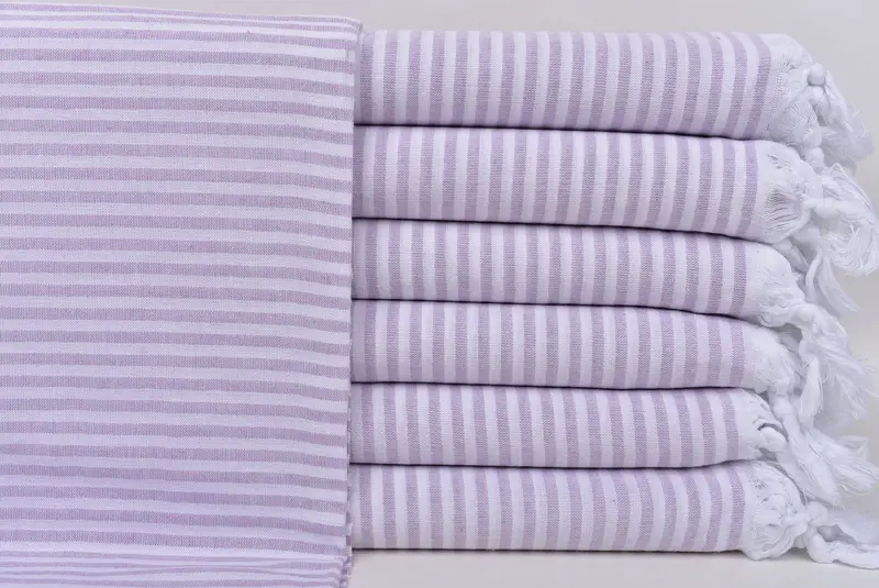 Wedding For Favor, Turkish towel, Home Decor Gifts, Bachelorette Party Gifts Bridesmaids, Oversized Beach Towel, 68x36 Cotton Striped Towel - 1