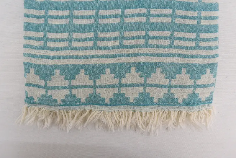 Absorbent towel, Bachelorette Gifts, 70x40 Linen Kilim Design Towel, Cotton towel, Wedding Towel, Bachelorette Party Gifts, Halloween Gifts - 4