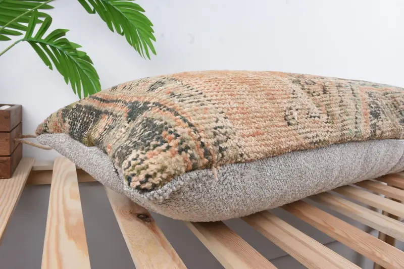 Vintage Kilim Throw Pillow, Antique Pillows, Kilim Pillow, Accent Throw Pillow Cover, 16x48 Red Cushion, Cushion Case, Outdoor Patio Pillow Case - 6