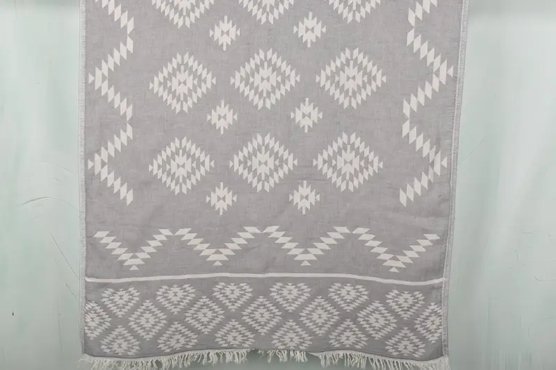 Monogram Turkish Towel, Travel Towel, Monogrammed Beach Towel, Wedding For Favor, Beach Towel Bulk, Bachelor Party Favors, 70x36 Cotton Kilim Towel - 1