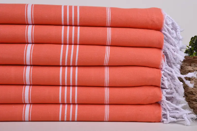 Quick-Dry Beach Towel, Merry Christmas Gifts, Turkish Towel Monogram, Personalized Beach Towel, Thin towel, 70x40 Cotton Striped Towel, Yoga Towel - 3
