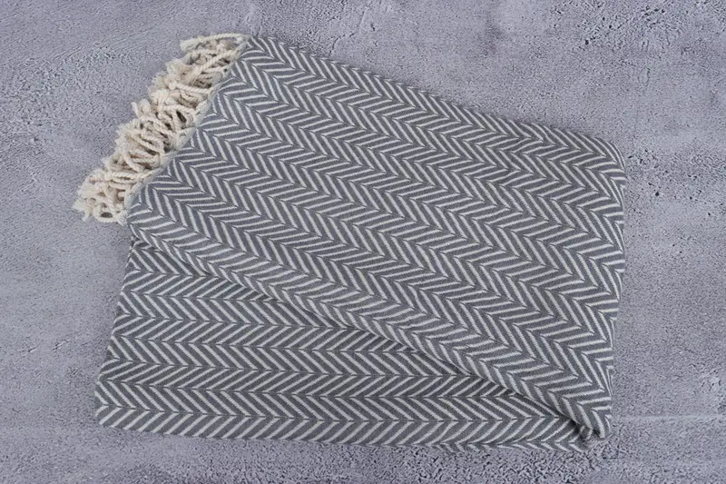70x40 Cotton Zig zag Towel, Bulk Order Towel, Wedding Favors, Gift For Mom, Cotton towel, Best Beach Towel, Eco-friendly Turkish peshtemal towel - 6