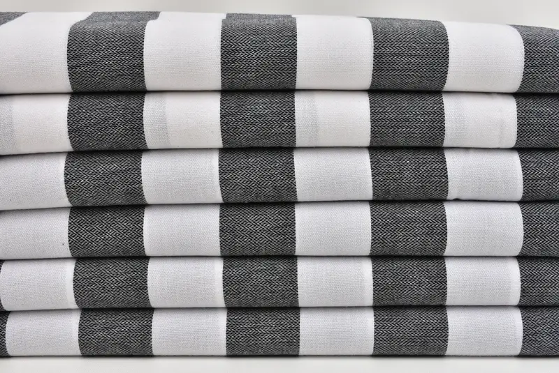 Turkish Towel Set, Bridal Party Gifts, 70x40 Cotton Striped Towel, Lightweight towel, Gift For Wedding Day, Sand-free towel, Custom Towel - 2