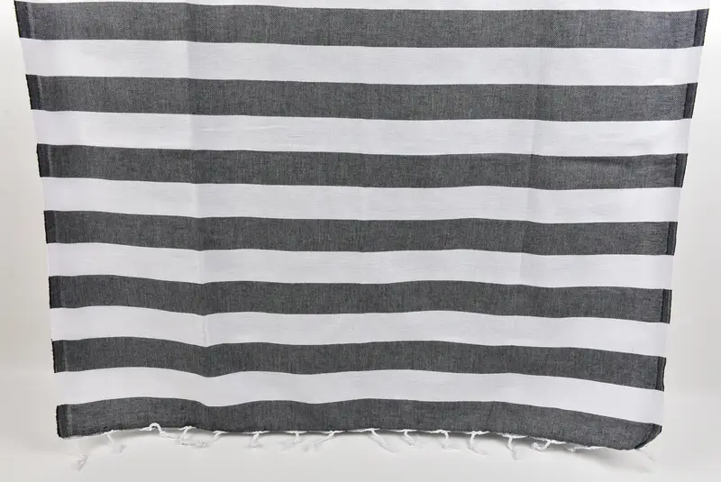 Turkish Towel Set, Bridal Party Gifts, 70x40 Cotton Striped Towel, Lightweight towel, Gift For Wedding Day, Sand-free towel, Custom Towel - 8
