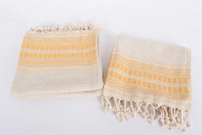Wedding Gift, Monogram Kitchen Towel, Gift For Her, Wedding Hand Made Gift, 40x20 Linen Striped Towel, Home Gift, Wedding Favors, Guest Towel - 7
