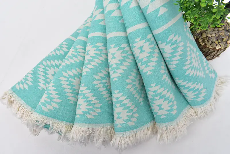 Personalized Turkish Towel, Wedding Hand Made Gift, Absorbent Turkish towel, Thin towel, 70x36 Cotton Kilim Towel, Yoga Towel, Wedding Shower Gift - 5