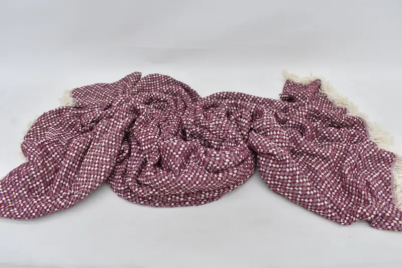 Decorative Blanket, Housewarming Gift, Bridesmaid Gifts, Valentines Day Gift Idea, 76x68 Cotton Herringbone Towel, Organic Beach Blanket - 4