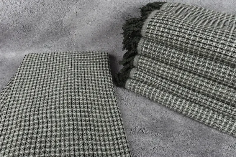 Bachelor Party Gifts, Personalized Blanket, Oversized Beach Towel, Organic Throw, Woven Throw Blanket, Monogram Blanket, 96x70 Cotton Striped Towel - 2