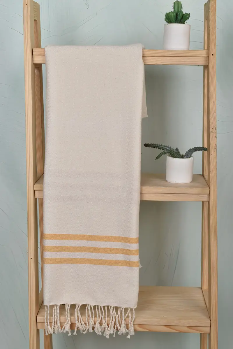 Summer Gift, Wedding Gifts Towel, Sand-free towel, Maid Of Honor Gift, 70x40 Cotton Striped Towel, Sand-resistant Turkish towel for travel - 8
