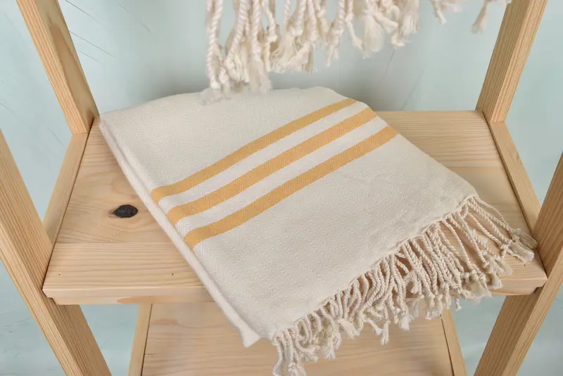 Summer Gift, Wedding Gifts Towel, Sand-free towel, Maid Of Honor Gift, 70x40 Cotton Striped Towel, Sand-resistant Turkish towel for travel - 5