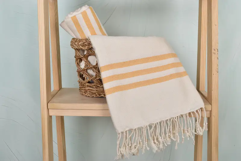Summer Gift, Wedding Gifts Towel, Sand-free towel, Maid Of Honor Gift, 70x40 Cotton Striped Towel, Sand-resistant Turkish towel for travel - 4