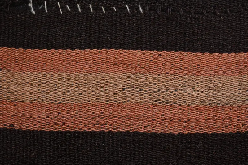Turkish Bench Cushion Case, Cushion, 12x12 Brown Pillow Sham, Handwoven Pillow Cover Cushion, Vintage Kilim Pillow, Throw Kilim Pillow, Boho Pillow - 3