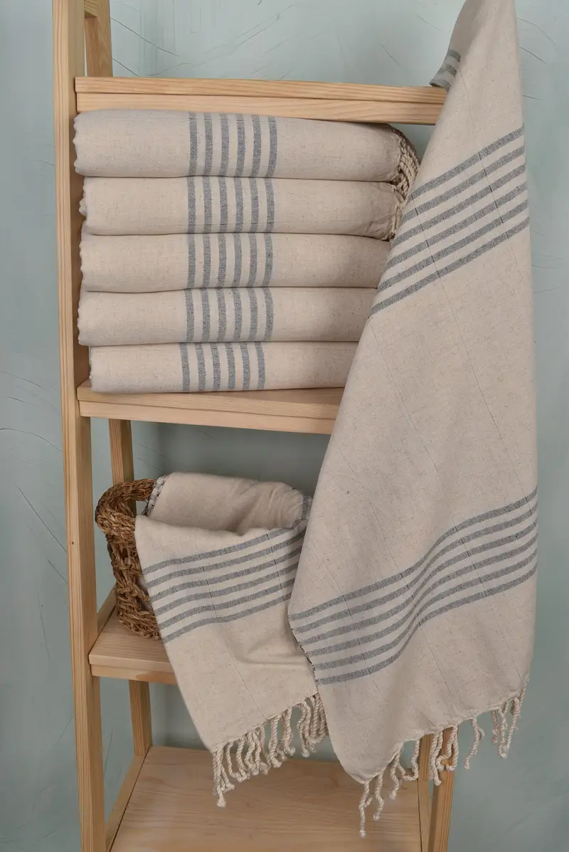 Bridal Shower Favors, Personalized Beach Towel, Beach Bachelorette Party Decorations, Birthday Gift, 68x36 Cotton Striped Towel, Bridesmaid Gifts - 3