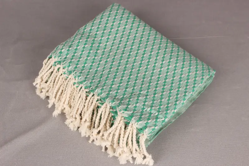 68x40 Cotton Geometric Towel, Cotton towel, Turkish bath towel, Turkish hand towel, Welcome Wedding Gift, Sand-resistant Turkish towel for travel - 6