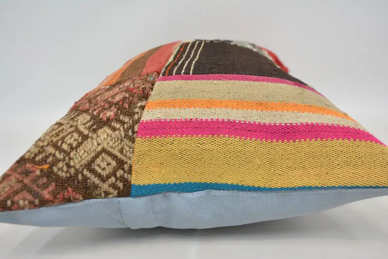 Antique Pillows, Kilim Pillow, Comfy Throw Cushion Case, Pillow Case, Gift Pillow, Vintage Kilim Pillow Pillow, 16x24 Red Cushion - 5
