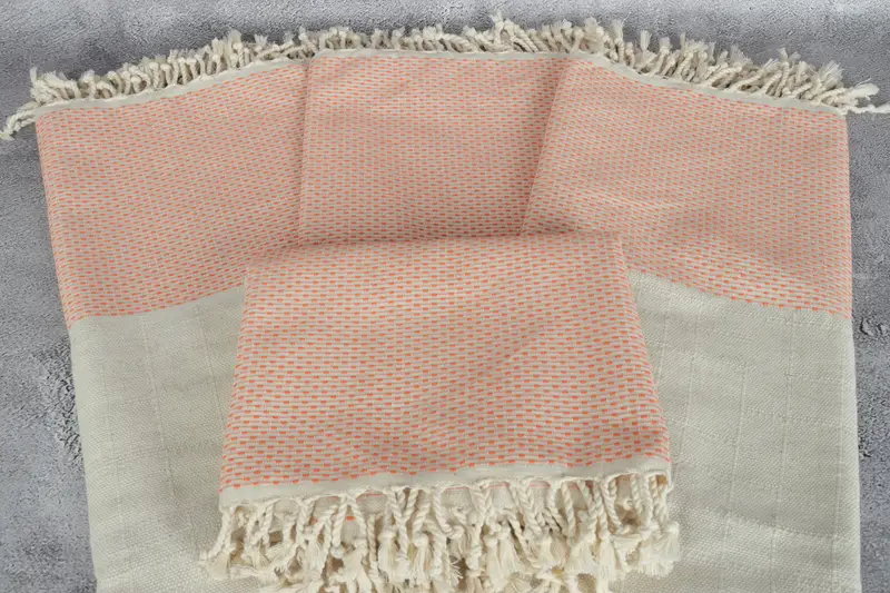 Beach towel, Embroidered Towel, Welcome Wedding Gift, Bridemaids Beach Towel, Personalized Gift, Peshtemal Towel, 70x40 Cotton Polka Dot Towel - 4