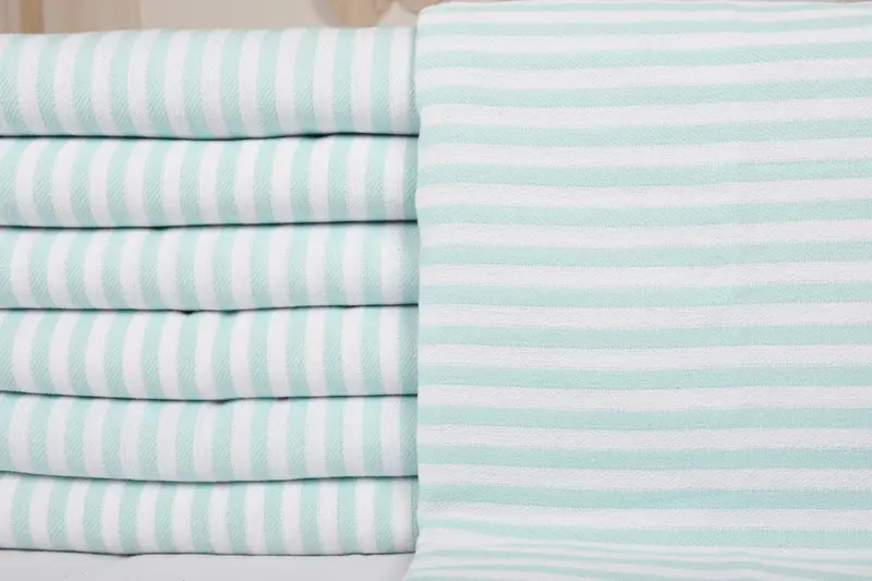 Personalized Gifts, Personalized Blanket, Aesthetic Blanket, 104x76 Cotton Striped Towel, Christmas Gift Tags, Girl Trip Party Favor, Wedding Favors - 3