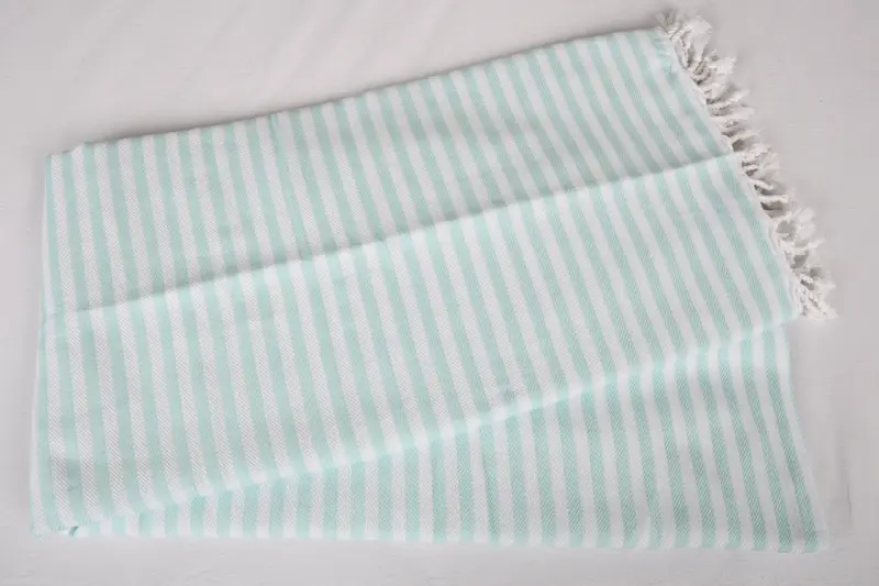 Personalized Gifts, Personalized Blanket, Aesthetic Blanket, 104x76 Cotton Striped Towel, Christmas Gift Tags, Girl Trip Party Favor, Wedding Favors - 5