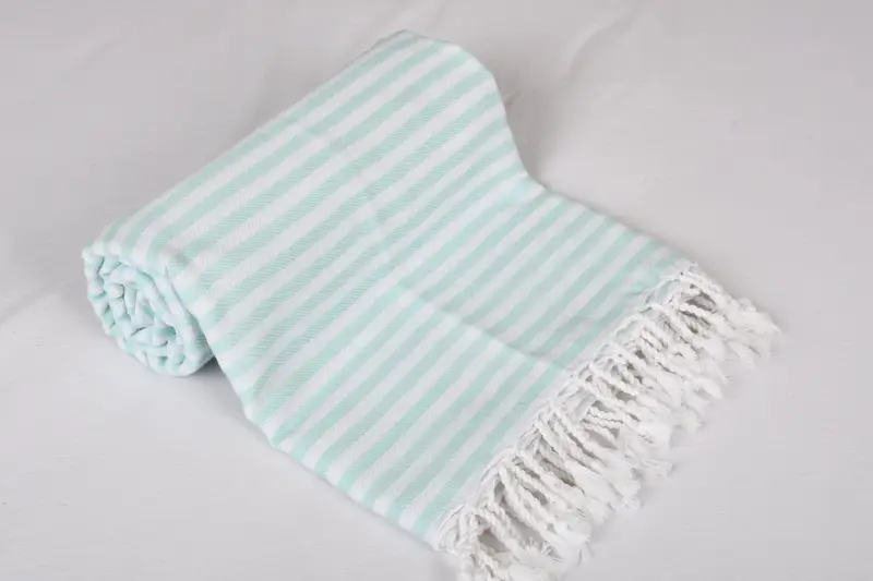 Personalized Gifts, Personalized Blanket, Aesthetic Blanket, 104x76 Cotton Striped Towel, Christmas Gift Tags, Girl Trip Party Favor, Wedding Favors - 4