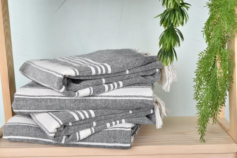 House Warming Gift, Housewarming Gift, Bachelorette Party Gift, Personalized Wedding Gift, 70x40 Cotton Herringbone Towel, Custom Wedding Gifts - 7