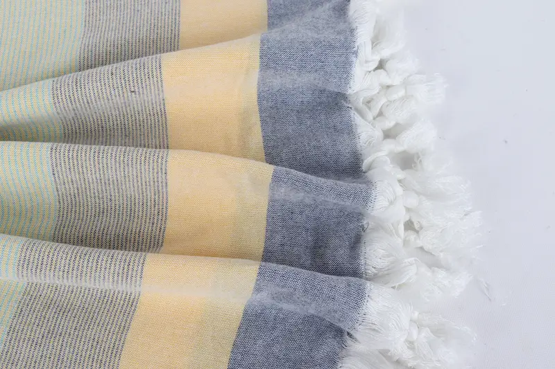 Personalized Gifts, Best Friend Gift Ideas, Personalized Gift, 68x40 Cotton Striped Towel, Custom monogram Turkish beach towel USA, Hammam towel - 8