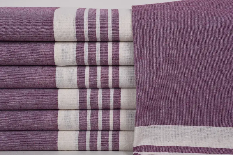 Absorbent towel, Soft and absorbent Turkish towel, Custom Gift, Best Beach Towel, Personalized Gift For Her, 70x40 Cotton Striped Towel, Guest Towel - 1